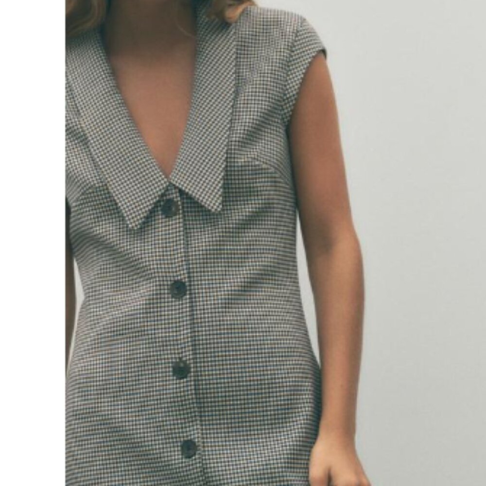 Zara Plaid Mini Dress